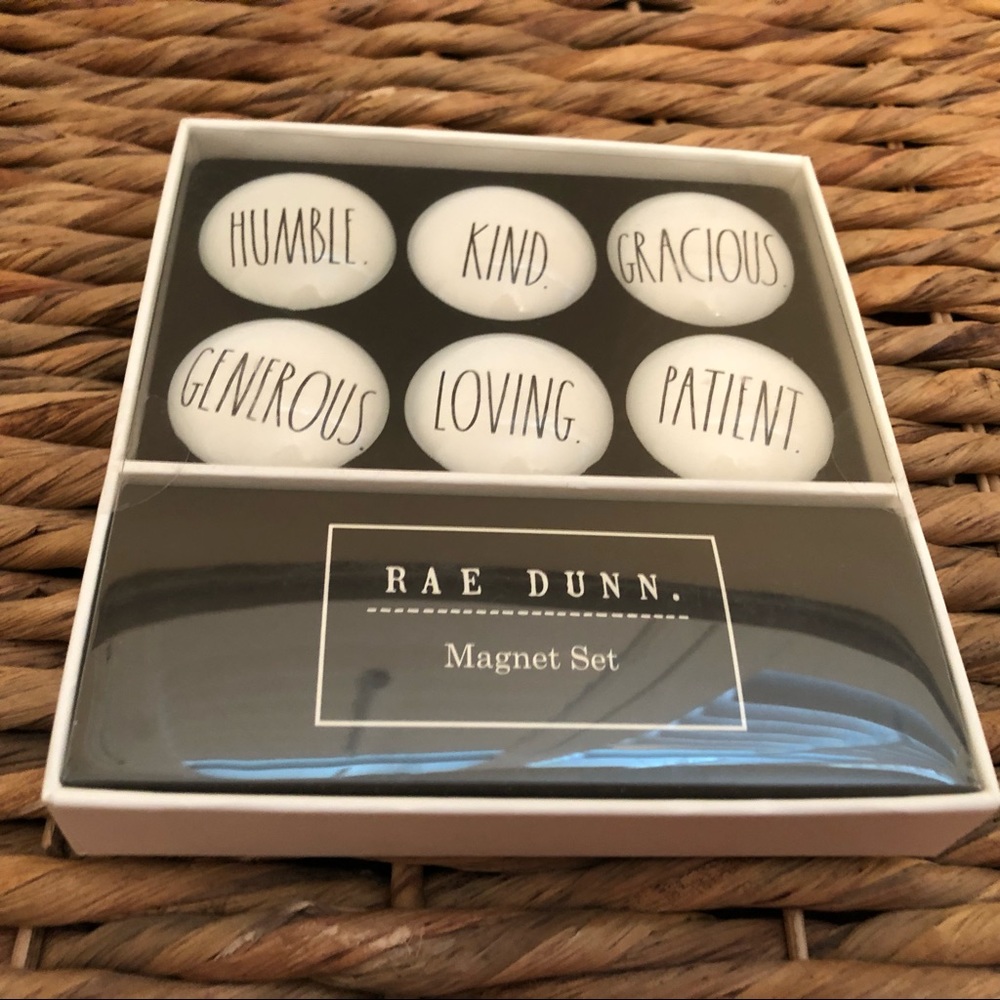 RAE DUNN set of 6 magnets - NWOT